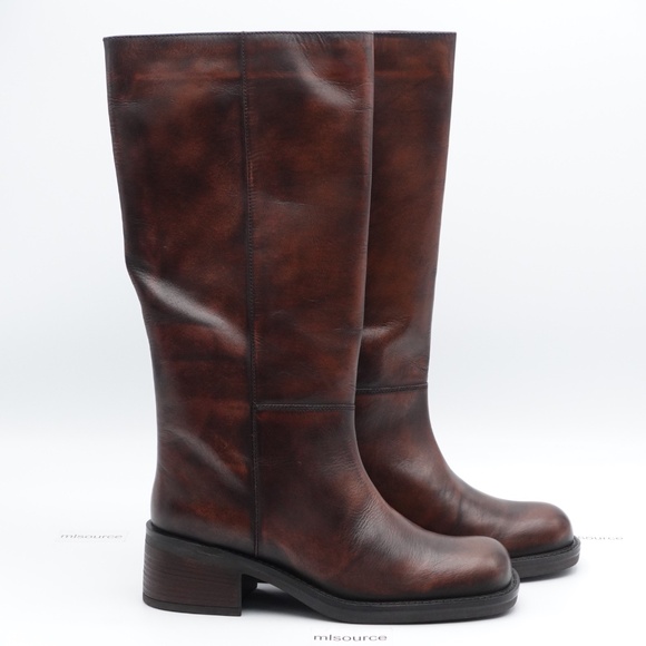 NEW Size 8.5 Women's Free People Dana Distressed Pull-On Leather Boots - Picture 3 of 15